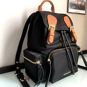 Okify Burberry Black Backpack 33x22x14cm - 5