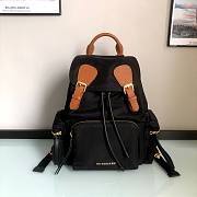 Okify Burberry Black Backpack 33x22x14cm - 1