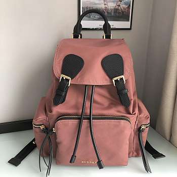 Okify Burberry Pink Backpack 33x22x14cm