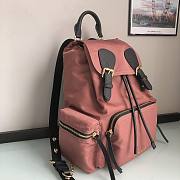 Okify Burberry Pink Backpack 33x22x14cm - 6