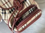 Okify Burberry Beige Check Backpack 28x24x11cm  - 4
