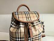Okify Burberry Beige Check Backpack 37x24x13cm - 3