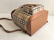 Okify Burberry Beige Check Backpack 37x24x13cm - 2