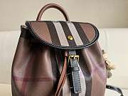 Okify Burberry Brown Check Backpack 37x24x13cm - 4
