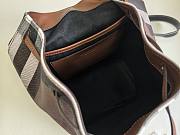 Okify Burberry Brown Check Backpack 37x24x13cm - 5