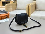 Okify Chloe Small Marcie Saddle Bag Black 19x16x9cm - 5