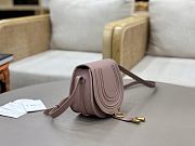 Okify Chloe Small Marcie Saddle Bag Pink 19x16x9cm - 6