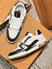 Okify Louis Vuitton Dark Brown Sneakers Unisex 28731 - 6