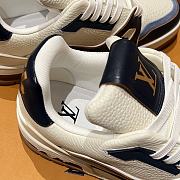 Okify Louis Vuitton Dark Blue Sneakers Unisex 28732 - 6