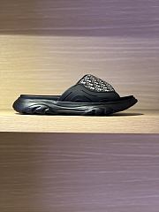 Okify Dior Black Platform Slides Unisex  - 2