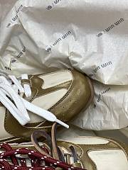 Okify MiuMiu x New Balance 530 Sl Deco Brown Women Leather Mules  - 4