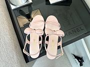 Okify CC Pink Bow High Heel Sandals 2.5cm - 2