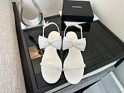 Okify CC White Bow High Heel Sandals 2.5cm - 4