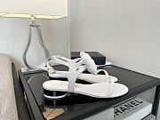 Okify CC White Bow High Heel Sandals 2.5cm - 1