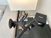 Okify CC Black Bow High Heel Sandals 2.5cm - 3