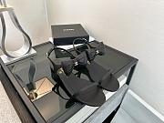 Okify CC Black Bow High Heel Sandals 2.5cm - 4