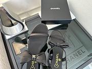 Okify CC Black Bow High Heel Sandals 2.5cm - 6