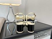 Okify CC Off White Bow High Heel Sandals 5.5cm - 6