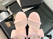 Okify CC Pink Bow High Heel Sandals 5.5cm - 2