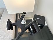 Okify CC Black Bow High Heel Sandals 5.5cm - 6