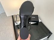 Okify CC Black Bow High Heel Sandals 5.5cm - 3