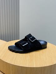Okify Balenciaga Black Men Sandals Suede - 6