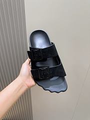 Okify Balenciaga Black Men Sandals Suede - 5