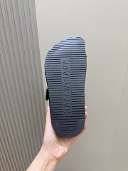 Okify Balenciaga Black Men Sandals Suede - 3