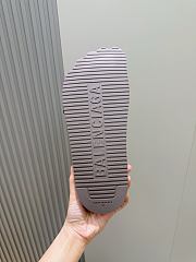 Okify Balenciaga Brown Men Sandals Crocodile - 5