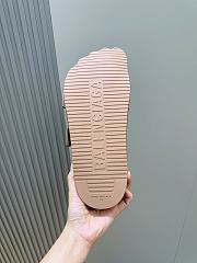 Okify Balenciaga Light Brown Men Sandals Suede - 4