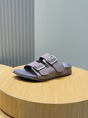 Okify Balenciaga Gray Men Sandals Suede - 6