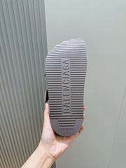 Okify Balenciaga Gray Men Sandals Suede - 2