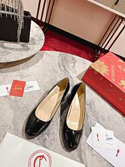 Okify Christian Louboutin Black Patent Platform High Heels 5.5cm - 4