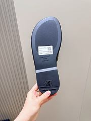 Okify Louis Vuitton Portofino Black Men Slides - 6