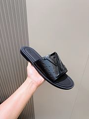 Okify Louis Vuitton Portofino Black Men Slides - 4