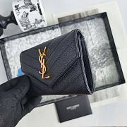 Okify YSL Envelope Black Small Wallet 13x9x3cm - 6