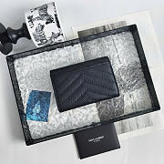 Okify YSL Envelope Black Small Wallet 13x9x3cm - 4