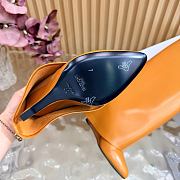 Okify Givenchy Shark Brown Long Women Boots 9cm - 5