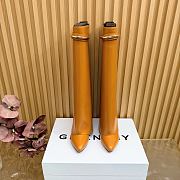 Okify Givenchy Shark Brown Long Women Boots 9cm - 4