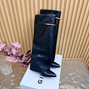 Okify Givenchy Shark Black Long Women Boots 9cm - 1