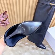 Okify Givenchy Shark Black Long Women Boots 9cm - 2