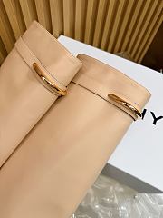 Okify Givenchy Shark Beige Long Women Boots 9cm - 5