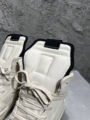 Okify Rick Owens 2022SS White Kid Sneakers  - 6