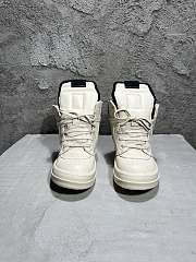 Okify Rick Owens 2022SS White Kid Sneakers  - 2