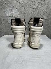 Okify Rick Owens 2022SS White Kid Sneakers  - 4