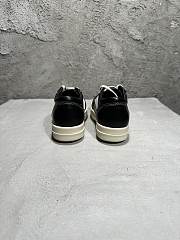 Okify Rick Owens 2023SS Black Low Top Kid Sneakers 28780 - 5