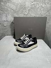Okify Rick Owens 2023SS Black Low Top Kid Sneakers 28780 - 1