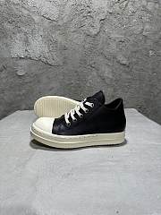 Okify Rick Owens 2023SS Black Low Top Kid Sneakers 28781 - 6