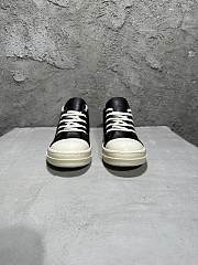 Okify Rick Owens 2023SS Black Low Top Kid Sneakers 28781 - 5