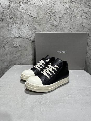 Okify Rick Owens 2023SS Black Low Top Kid Sneakers 28781
